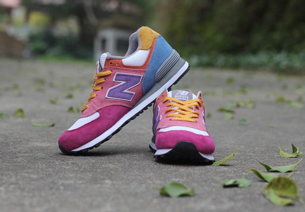 new balance bleu jaune rose